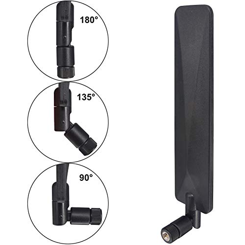 Kaunosta-Wireless-Network-Router-Antena-de-Banda-Ancha-12-dBi-Omni-Directional-Paddle-Antenna-Alta-Ganancia-con-Conector-SMA-para-el-Router-CPE-Punto-de-Acceso-Verizon-etc2pcs