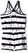 Gymboree Girls' Navy White Stripe Romper with Butterfly