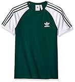 adidas Men's Originals 3 Stripes Tee, Collegiate Green, L