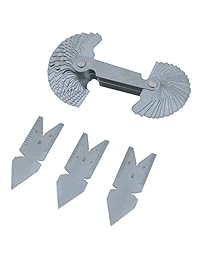 Paso de rosca calibre + al centro, feiyang 4 en 1 55 ° y 60 ° Métrico, calibre herramientas