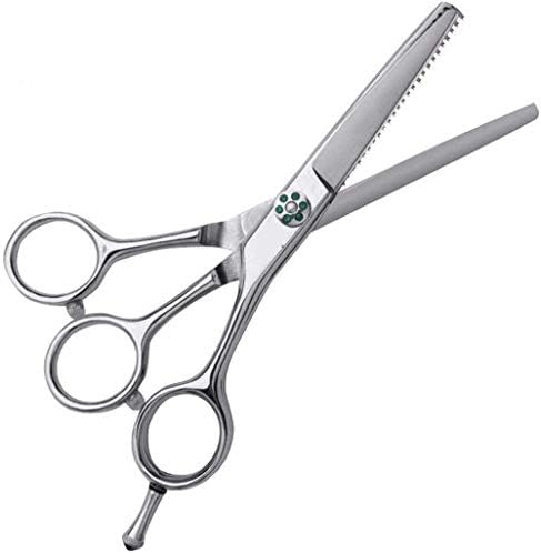 ホームはさみはさみ6インチ薄毛理髪はさみ両刃はさみ 木箱付 はさみ 色 シルバー