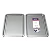 Baking Tray Twin Pack, British Made with Teflon Non Stick by Lets Cook Cookware