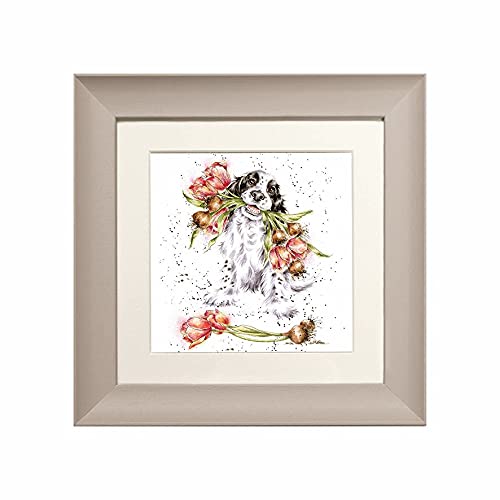 Wrendale Designs - 'Blooming With Love' Framed Card - Taupe