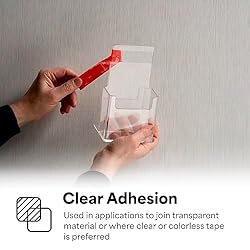 3M VHB Heavy Duty Mounting Tape 4910, Clear, 2 in