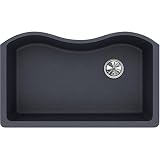Elkay ELGUS3322RGY0 Quartz Classic Single Bowl Undermount Sink, Dusk Gray