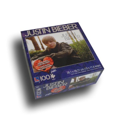 Justin Bieber 100 piece Puzzle with Bonus Card | Amazon price