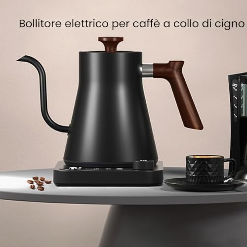 Electric Kettle Gooseneck Temperature Control, Electric Pouring Kettle for Coffee and Tea with LCD Screen Timer, Powerful and Fast Kettle, Kettle for