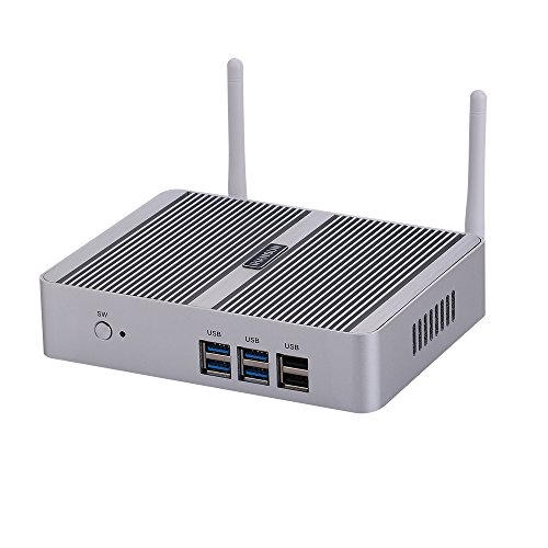 HUNSN Fanless Mini PC, Desktop Computer, HTPC, Kodi Box, Intel Core I5 4200Y / 4300Y, BM03, VGA, HDMI, 4 x USB3.0, 2 x USB2.0, LAN, Barebone, NO RAM, NO Storage, NO System