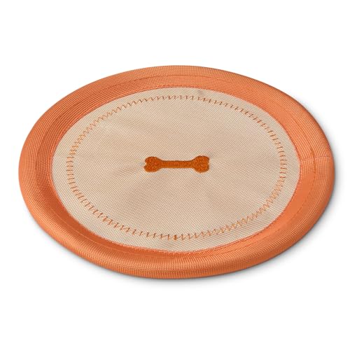 Amazon Basics Dog Flying Disc, Interactive Dog Toys for Fetch, Durable Water Fl…