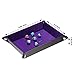 Boao 2 Pieces Dice Holder Dice Rolling Tray PU Leather Folding Tray Velvet for RPG, DND Other Table Games and Storage