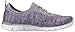 Skechers Sport Women's Glider Deep Space Fashion Sneaker,Gray/Lavendar,9 M US