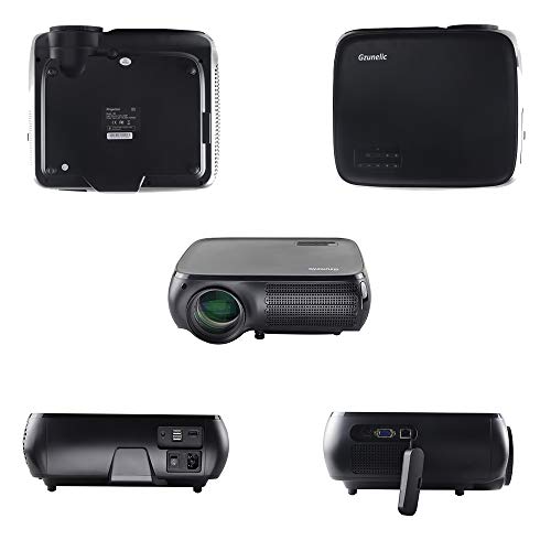 Native 1080P Smart Projector Gzunelic 9500 Lumens Android WiFi