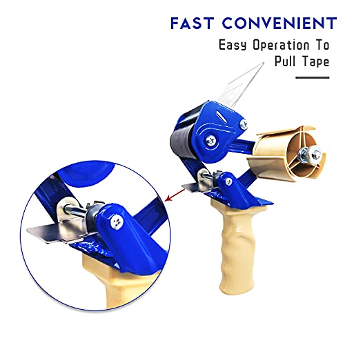 Elepa Packing Tape Dispenser Gun3 Inch Wide Heavy Duty Tape Gun with