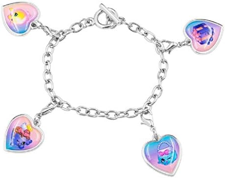 Shopkins Charm Bracelets w/ Free Shopkins Mystery Item (June Balloon, Miss Pressy, Ice Cream Queen and Harriet Handbag)