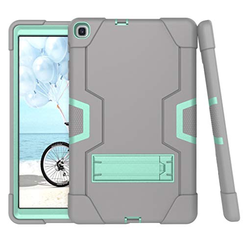 Cywulin Hybrid Case for Samsung Galaxy Tab S5e 10.5 2019 SM-T720 SM-T725 Heavy Duty Full-Body Bumper Rugged Military Tough Armor with Kickstand Protective Cover Hard Shell Shockproof Protector (L) - Thumbnail 2
