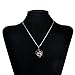 LUREME Elena's Vervain Pendant Anti-Vampire Locket Necklace Silver Plated (01003583)