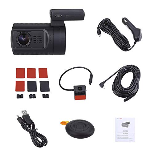 Blueskysea Mini 0906 PRO Dual Lens 1080P Dash Cam Front and Rear Dash Camera WiFi GPS Car Camera Recorder Sony IMX327 Loop Recording Night Vision