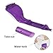 CANARY Mini Garment Steamer, 20'' Fast Heat-up Mini Portable Fabric Clothes Steamer with 60ml Capacity for Home and Travel,with Soft Lint Remover and Fabric Brush(Purple)