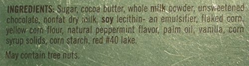 GHIRARDELLI PEPPERMINT BARK CHOCOLATE SQUARES, 0.83 OZ BAG PREMIUM HOLIDAY CHOCOLATE CANDY INDIVIDUALLY WRAPPED PEPPERMINT BARK SQUARES