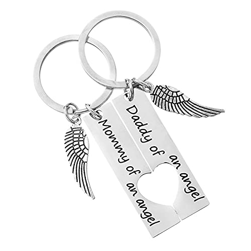Miscarriage Memorial Gifts for Mothers and Fathers Keychain