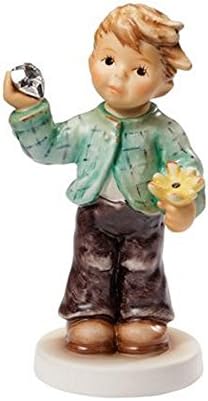 Hummel Manufaktur Hummel figurine Sweetheart with Swarowski crystal stone, original MI Hummel Collection, gift-boxed