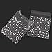 TOSPARTY 400PCS White Polka Dot Treat Bags Self Adhesive Candy Cookie Bags 200 Bags+200 Thank You Sticker for Bakery Biscuit Snacks Dessert (4x4 Inch)