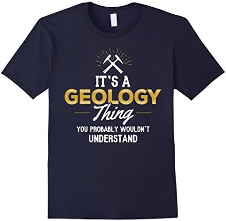 Mens Geology T-Shirt - It's a Geology Thing! 2XL Navy