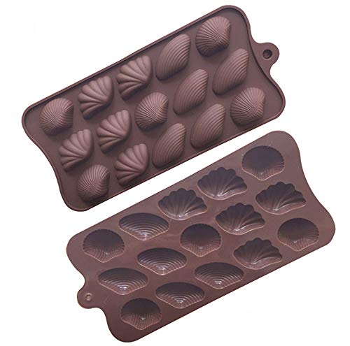 image for Bekith 6 Pack Non-stick Silicone Candy Molds - Silicone Molds for Choc