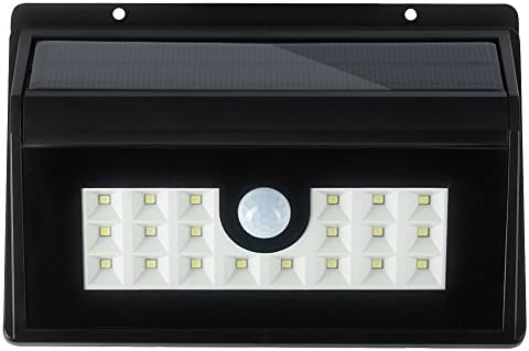 Huvai 20 LED Bright Solar Lights, Outdoor Motion Sensor Wall Light Security Lighting for Patio Garden