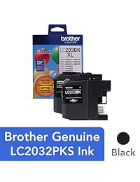 Brother Ink Refills, Negro (lc2032pks)