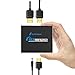 HDMI Splitter 1 in 2 Out, HDMI HDCP Bypass Splitter One Input to Two Outputs HDMI Amplifier 1X2 HDMI Splitter 4k, for Xbox One PS4 PS3 Blu-ray Player Cable Box Satellite TV (1 Input 2 Outputs)