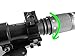 Ade Advanced Optics Adjustable Green Laser Flashlight Designator Illuminator Switch and QD Mount, Class IIIR laser product, <5mW power output