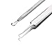 KinGHonor Professional Blackhead Remover Tools Stainless Steel Blackhead Removal Kits – Easily Remove Pimples Splinter Whiteheads Comedones Acne Zit Ingrown Hairs and Facial Impurities Surgical