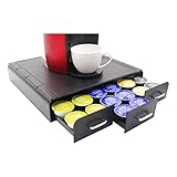 MAGGIFT K-Cup Drawer 36 Capacity Single Serve Coffee Pod Storage Drawer for K-Cup Pods, Black