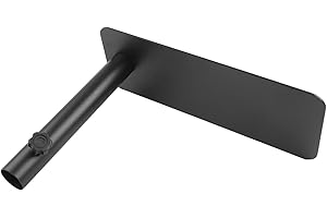 FABULETTA Portable Flagpole Tire Mount Stand, Heavy Duty Steel Holder for 1.5 Inch Diameter Poles, Detachable Tailgate Flag P