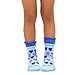 TeeHee Kids Girls Cotton Roll Top Crew Socks 6 Pair Pack (6-8Y, Hearts Ruffle)