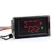 GEREE Waterproof DC 12V 24V 36V 48V 60V 72V 84V 96V Acid Lead/Lithium Polymer/Lithium iron Phosphate/NiMH Battery Capacity Indicator DC12V-96V Digital LED Tester Voltmeter Monitor