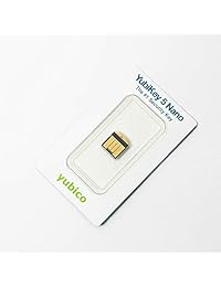 Llave de seguridad de autenticación Yubico YubiKey 5 Nano Two Factor   Negro   USB A