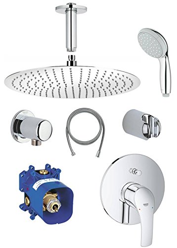 Grohe Eurosmart Shower Valve Set With Ceiling Diffuser 30 Cm Rain