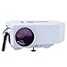 ProChosen UC30 Mini LED Video Projector with 480*320p Multimedia HDMI VGA USB AV SD Port, Perfect for PC Laptop Home Theater Cinema Entertainment Movie Game Power Bank Charging