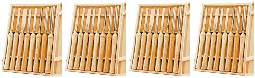 PSI Woodworking LCHSS8 Wood Lathe HSS Chisel Set, 8Piece (4)
