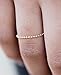 Benevolence LA Stacking Ring SOFT ball chain set of Rings for Women Girls (Pair - 2 Rings)