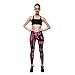 Lesubuy V Wide Waistband Full Length High Waisted Compression Gym Athletic Exercise Leggings Workout for Women M Camouflage