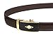 Men's Imperial Ratchet Leather Dress Belt (gold diamond w/ black leather)