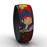 Disney Parks Exclusive Captain Jake MagicBand Red Link It Later Magic Band - Skully - Never Land Pirates