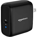 Amazon Basics 65W One-Port GaN USB-C Wall Charger with Power Delivery PD for Laptops, Tablets & Phones (iPhone 15/14/13/12/11