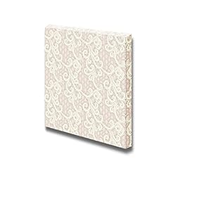 Canvas Prints Wall Art - Lace Style Seamless Pattern |Seamless Pattern Modern Wall Art Ready to Hang - 12" x 12"