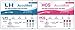AccuMed Combo 40 Ovulation (LH) & 10Pregnancy (HCG) Test Strips Kit, Clear and Accurate Results, Over 99% Accurate