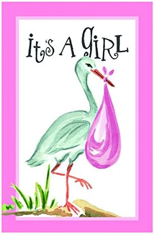 LVSURE Flag Its a Girl Flag,Baby Gender Reveal Party Flag,Baby Girl Bunting Garden Flag decorative flags initial flags party flags 28 x 40 Inch Double Sided banner home flags Print house flags
