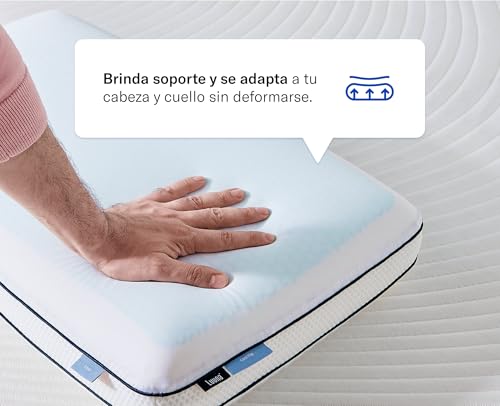 Luuna Almohada Cool Flip, Estándar, Reversible con un Lado Cálido y Otro Fresco para Cada Época del Año, Suavidad y Frescura Garantizada, Marca Mexicana